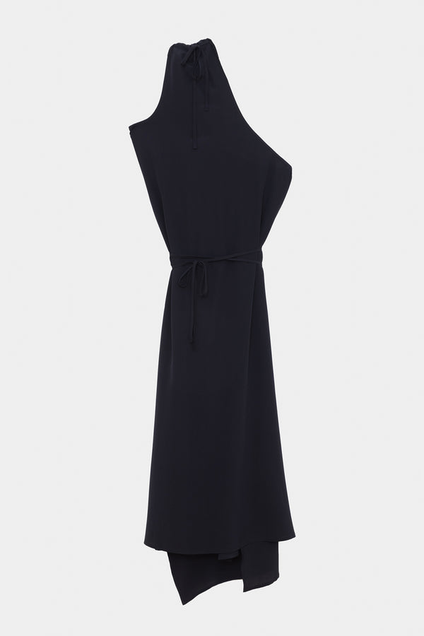 BASERANGE Fall/Winter 2025 VIEW DRESS, Made in Portugal, BAS-DRVI-SC-AU25-Black